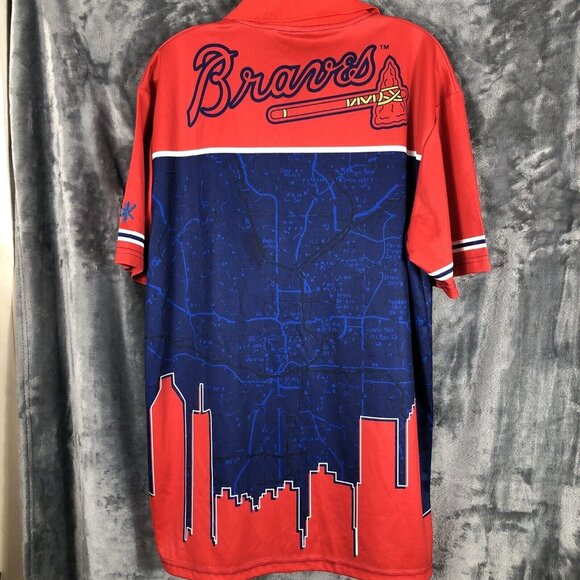 Atlanta Braves Shirt Genuine Merchandise Mens Size Large - Picture 4 of 8